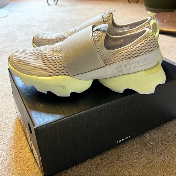 Sorel Shoes Sorel Impact Strap Athletic Running Shoes Stone Color New 75 Poshmark